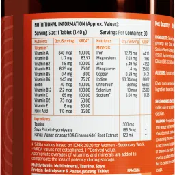 healthkart HK Vitals Multivitamin with Immunity Boosters, for Energy & Stamina image 3