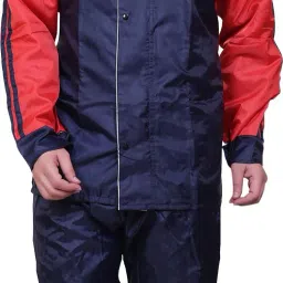 Colorblock Men Raincoat-image-57