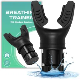 Breathing Trainer, Respiratory Muscle Trainer, Improve Breathing Ability Lung Breathing Trainer,Breathing Enhancer,Increased Sports Breathing Fitness-20