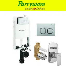 Half Frame Concealed Cistern, with divater body upper Euclid set of 1 pic 369 Dual Flush Tank-picture-4
