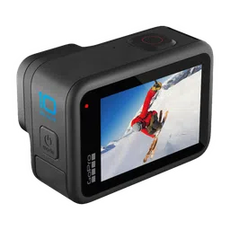 go pro GoPro Hero10 5.3K and 23MP 60 FPS Waterproof Action Camera with Touch Screen (Black) image 5