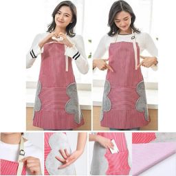 Cotton Chef's Apron - Free Size-image-74