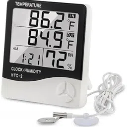HTC-2: Dual Function Temperature and Humidity Meter LCD Display Room Thermometer Hydrometer-26