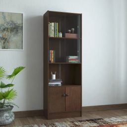 Crony Engineered Wood Semi-Open Book Shelf-image-31