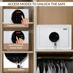 plantex Digital Locker for Home/Safe Locker/Touchscreen Keypad & Biometric (23 Litre) Safe Locker image 5