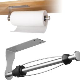Self Adhesive No Drill Wall Mount Towel Dispenser Stainless Steel Toilet Paper Holder-image-80