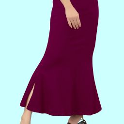house of common FUL._Fish_Purple_XL_Saree Shapewear shapewear petticoat For Women Lycra Blend Petticoat-image-66