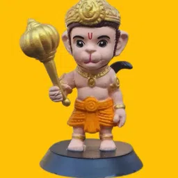 Bal Hanuman Ji Statue For Car Dashboard#18 Decorative Showpiece - 3 cm-image-92