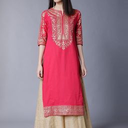 vishudh Women Printed Pure Cotton Straight Kurta-picture-32