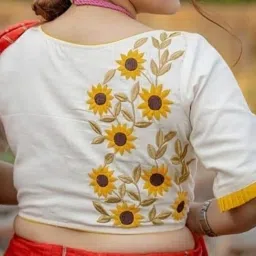 Round Neck Women Blouse-image-10
