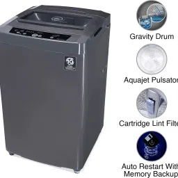 godrej 7.5 kg Fully Automatic Top Load Grey image 4
