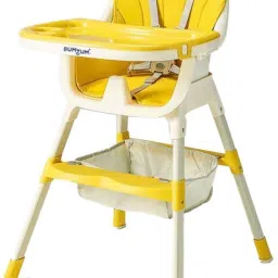 4in1 Convertible Folding Baby High Chair Feeding Seat With Footrest Storage Net-image-12