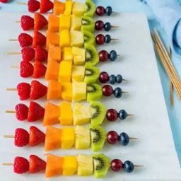 dayal barbecue sticks Disposable Bamboo Baby Fork, Dessert Fork, Dinner Fork, Fondue Fork, Fruit Fork, Roast Fork, Salad Fork Set image 4