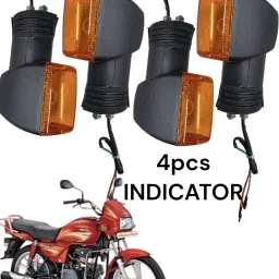 bikebloom Side, Rear, Front Halogen Indicator Light for Hero Splendor Plus, Splendor image 2