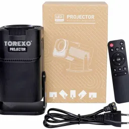 Torexo HY320 Mini 4k Support Android 11 Smart LED Projector with 720p HD Resolution (5000 lm / 1 Speaker / Wireless / Remote Controller) Portable Projector image 5