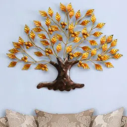craft tree Iron Wall Art In Golden-picture-21