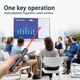 TIZOQ Laser Pointer Wireless Presenter for Presentation USB Power Point Remote Control for Windows, Mac OS, Linux & Android Presenter image 5
