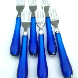 Steel Dessert Fork, Salad Fork, Dinner Fork, Serving Fork, Fruit Fork Set (Pack of 6) /Stainless Steel Fork Set of 6 Pcs Stainless Steel Dinner Fork Set/noodles fork Stainless Steel Fruit Fork, Salad Fork, Dessert Fork, Serving Fork Set-1