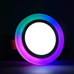 LED Ceiling Panel Light 9 WATT (6+3) Down Light, Dual RGB & White Combination, Recessed Ceiling Lamp-picture-14