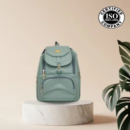 Small 18 L Backpack Small 18 L Backpack pista green school bag for college girls and working women-34