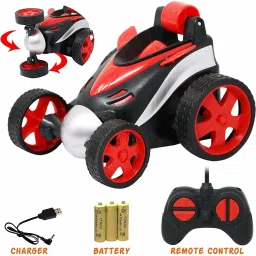 snmm RC Stunt Car Vehicle 360° Rotating Rolling Radio Control Multicolor65 image 2