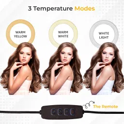 AJSTAR LED Ring Light with 2 Color Modes for Photo Shoot Video Shoot Live Stream Ring Flash image 2