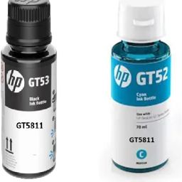 HP ORIGINAL INK BOTTLE FOR HP GT 5811 INK TANK PRINTER BLACK & Cyan Ink Bottle-image-65