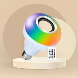 GUGGU Bluetooth Music Bulb Speaker With Remote Control Change Disco light for HomeR92 Smart Bulb-image-22