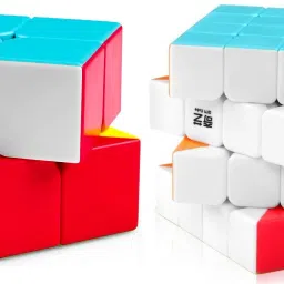 Cube Combo of QiYi Qidi 2x2 &amp; Qiyuan S 4x4 High Speed Stickerless Cube-image-33