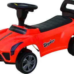 Spyder Musical Car, Ride-on Car For Kids 1-4 Years Push Car With Steering Car Non Battery Operated Ride On-picture-7