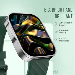 Noise Caliber 3 Plus 1.96" AMOLED Display, Functional Crown, Flat Edge Design, Calling Smartwatch image 3