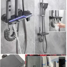 Seaborn Durable Shower Set with Adjustable Flow | Chrome Finish & Water-Saving Features Digital Showers Jet-picture-24