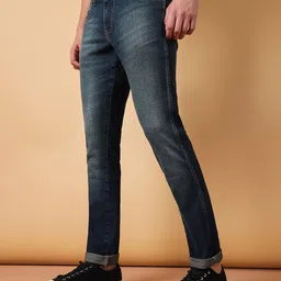 wrangler Men Slim Low Rise Dark Blue Jeans-picture-30