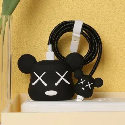 Micvir Silicone Press Stud Headphone Case For Compatible with Apple 20W Adapter-32