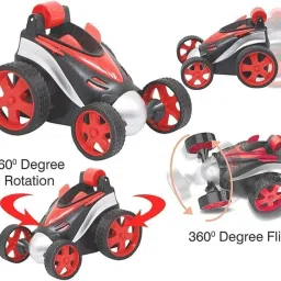snmm RC Stunt Car Vehicle 360° Rotating Rolling Radio Control Multicolor65 image 3