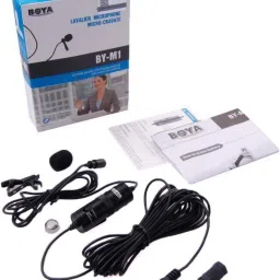 BOYA Omnidirectional Lavalier with 20ft Audio Camera Microphone-image-9