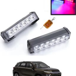 6LED/12V Police Light With Remote Red/Blue Colour For Car-283 Fog Lamp Car LED for Toyota (12 V, 55 W)-image-62