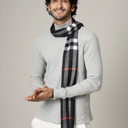 Ravaiyaa - Attitude Is Everything Checkered Men Muffler-image-70