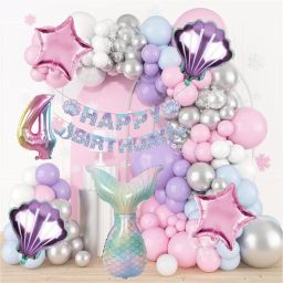 Mermaid Theme Party Decoration Set.-image-33