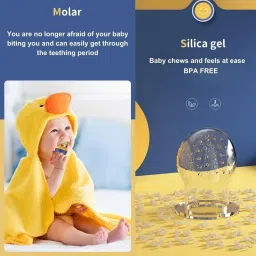 crescent Safe & Non-Toxic Food Nibbler for 0-12 Months Infants Teether and Feeder image 5