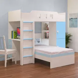 adona Siona Engineered Wood Box & Drawer Storage Bunk Bed Sky Blue-picture-43
