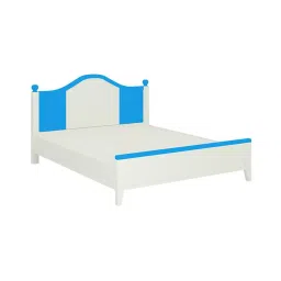 adona Victoria Solid Wood Bed in Azure Blue Colour-picture-12