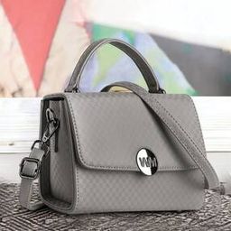 Women Checked Small Satchel Bag-image-40
