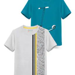 Pack of 2 Printed Crew-Neck T-Shirts-12