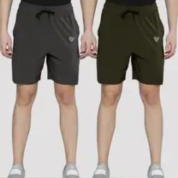 Men Pack of 2 Logo Print Shorts with Insert Pockets-picture-35
