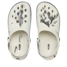 Men Printed Slip-On Round-Toe Clogs-1