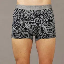 Men Printed Trunks with Elasticated Waistband-picture-53