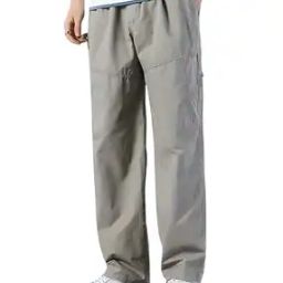 Men Relaxed Fit Cargo Pants with Insert Pockets-image-76