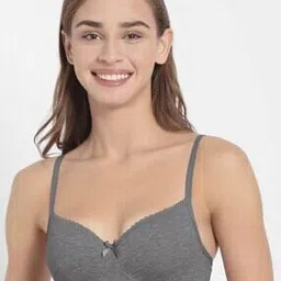 Heathered Non-Wired T-shirt Bra-19