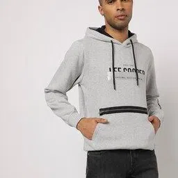 Brand Print Hoodie with Kangaroo Pocket-image-8